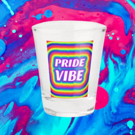 Verre A Shot Rainbow PrideVibe
