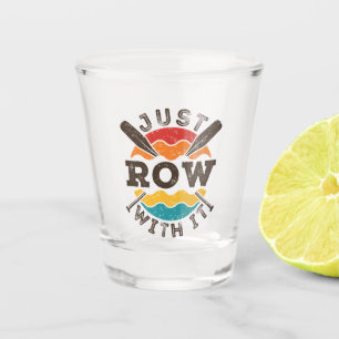 Verre A Shot Rangez-vous avec le Cool Retro Rowing Team Oars
