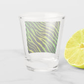 Verre A Shot Rayures SpaceTime arrachées - Vert/Jaune (Dos)
