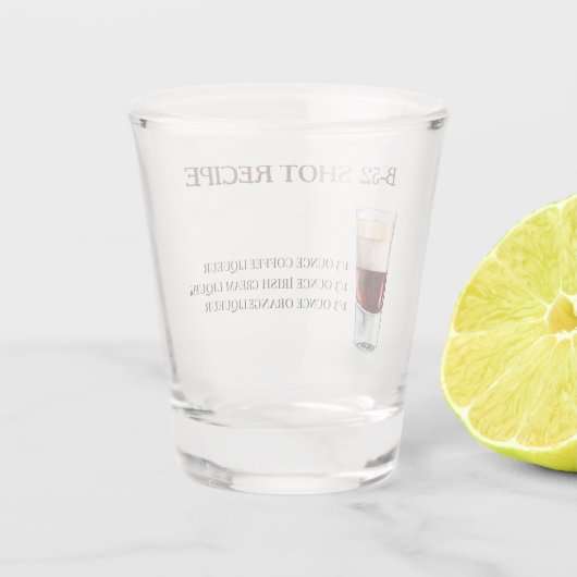 Verre A Shot Recette B-52 (Dos)