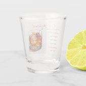 Verre A Shot Recette de boisson ancienne mode (Dos)