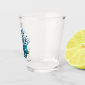 Verre A Shot Récif coralien bleu (Droite)
