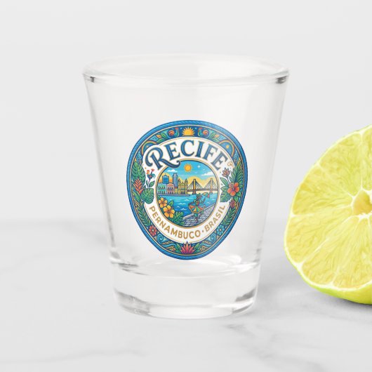 Verre A Shot Recife Brésil (Devant)