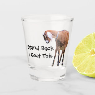 Verre A Shot Reculez, chèvre d'I ceci