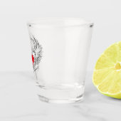 Verre A Shot Red Angel Coeur avec ailes (Droite)