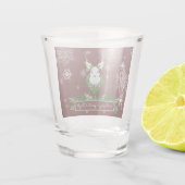 Verre A Shot Red Reindeer Christmas Shot glass (Dos)