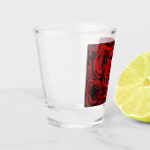 Verre A Shot Red Roses vitre de tir (Gauche)
