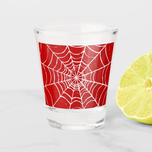 Verre A Shot Red Web (Devant)