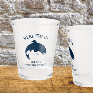 Verre A Shot Reel’Em Dans Pêche Bachelor Party