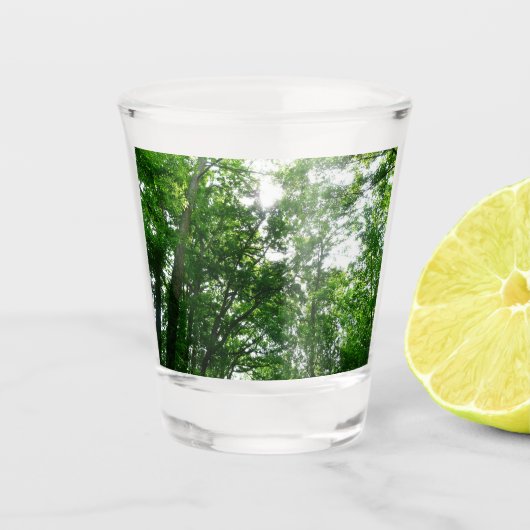 Verre A Shot Regard sur les arbres d'été (Devant)