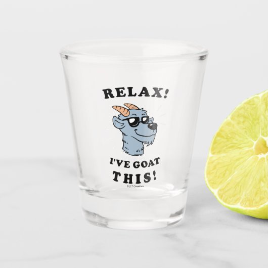 Verre A Shot Relax ! J'ai chéri ça (Devant)