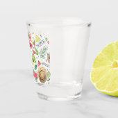 Verre A Shot Relaxante Plage Colorée Féminine (Droite)