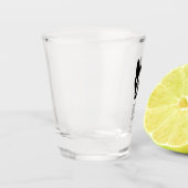 Verre à shot renard, humour (Gauche)