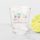 Verre A Shot Rendre les esprits brillants Boissons de Noël (Dos)