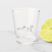 Verre A Shot République de Corée Hangul (Dos)