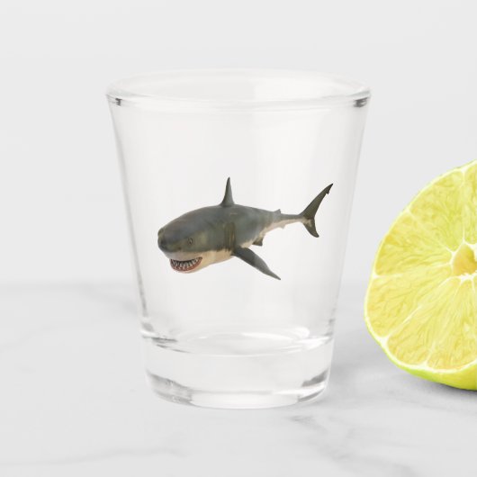 Verre A Shot Requin blanc (Devant)