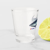 Verre A Shot requin gris cool (Gauche)
