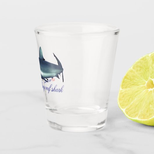 Verre A Shot requin gris cool (Droite)