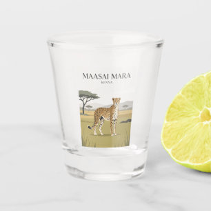 Verre A Shot Réserve nationale du Maasai Mara Kenya