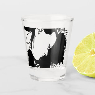Verre A Shot Retenez Les Cheveux
