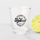 Verre A Shot Retraite (Devant)