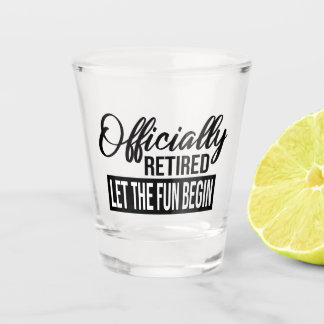 Verre A Shot Retraité