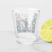 Verre A Shot Retraite de la police (Dos)