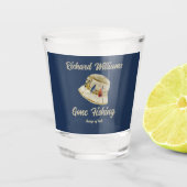 Verre A Shot Retraite Pêche Retraite Pêcheur Retraité Casquette (Devant)