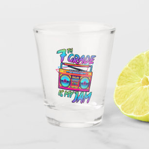Verre A Shot Rétro 80s 7e année est mon truc retour à l'école