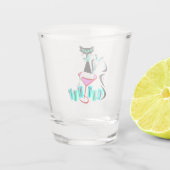 Verre A Shot Retro Mid-Century moderne Chat atomique CatNip (Dos)