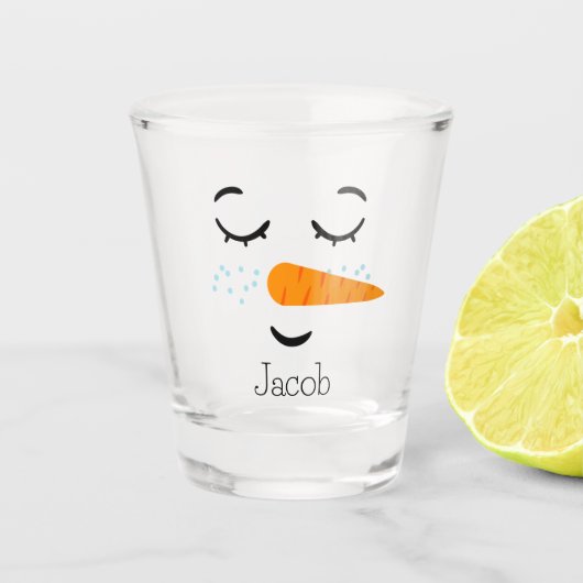 Verre A Shot Rêver Frosty le Snowman (Devant)