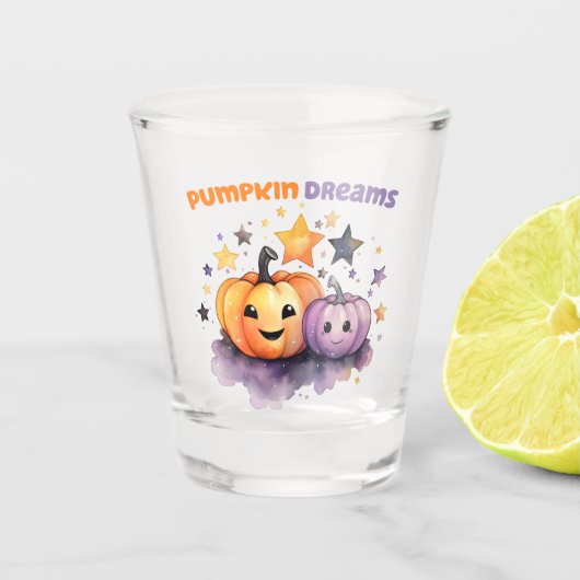 Verre A Shot Rêves citrouilles (Devant)