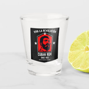 Verre A Shot Révolution des buveurs de rhum Libre à Cuba