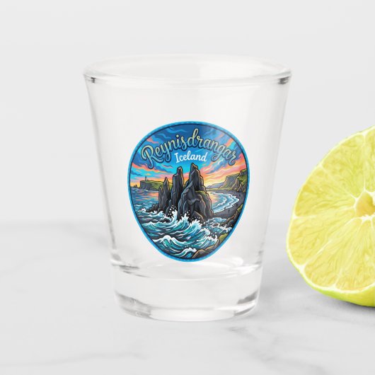 Verre A Shot Reynisdrangar Islande (Devant)