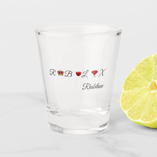 Verre A Shot Rhubiluxe (Devant)
