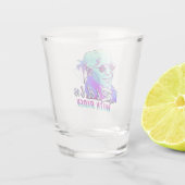 Verre A Shot Ridin' Avec Biden Synthwave Outrun Palm Rétro (Dos)