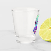 Verre A Shot Ridin' Avec Biden Synthwave Outrun Palm Rétro (Gauche)