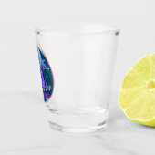 Verre A Shot Ridin' Avec Biden Synthwave Outrun Retro Palm Tree (Droite)