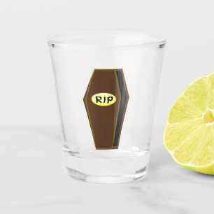 Verre A Shot RIP Halloween café de la fin