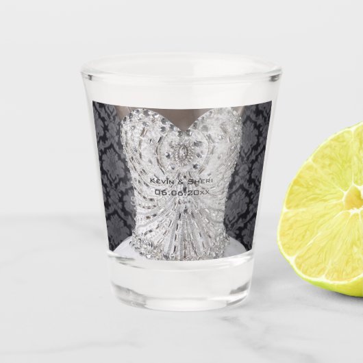 Verre A Shot Robe nuptiale (Devant)