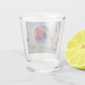 Verre A Shot Robin de Noël (Dos)