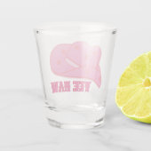 Verre A Shot Rodéo Casquette de cowboy moderne rose Yee Haw (Dos)