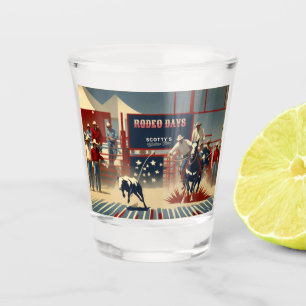 Verre A Shot Rodeo Cowboys Calf Roping Rodeo Days