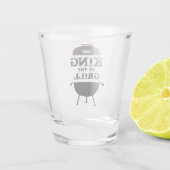 Verre A Shot Roi Du Grill, Couronne Blanche Noire (Dos)