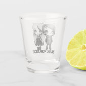 Verre A Shot Romance sombre (Dos)