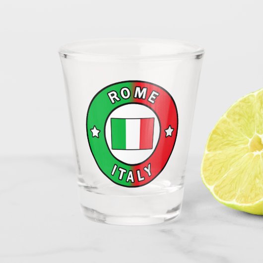 Verre A Shot Rome Italie (Devant)