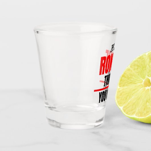 Verre A Shot Ronnie, tu ne comprendrais pas le nom (Gauche)
