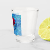 VERRE A SHOT ROSE ANCRE (Droite)
