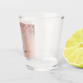 Verre A Shot Rose Gold - Parties scintillant rose pâle Nom du m (Droite)