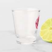 Verre A Shot Rose rouge (Gauche)